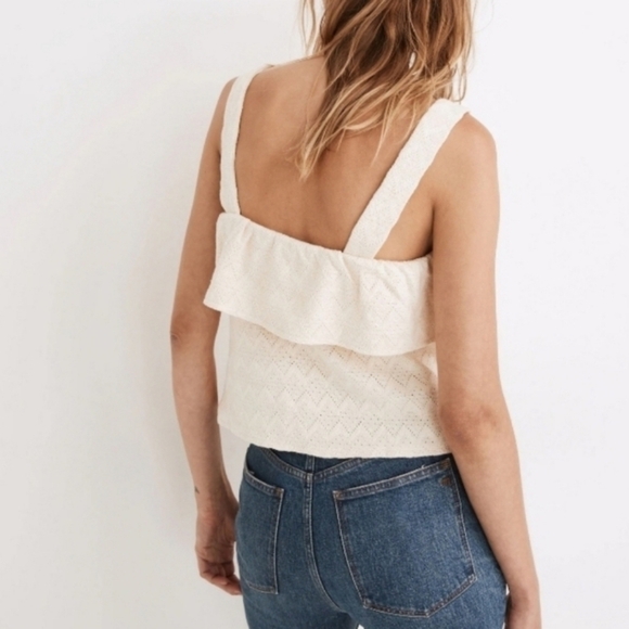 Madewell Ruffle Tank top - Picture 2 of 16